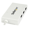 Startech.Com 4 Port USB C Hub - USB-C to C and A - USB 3.0 Hub - White HB30C3A1CFBW